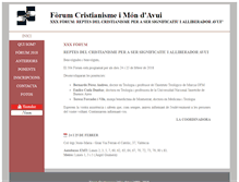 Tablet Screenshot of cristianismeimondavui.org
